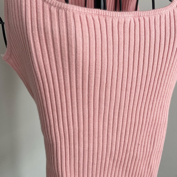 Blush Ribbed Tank Top - Picture 3 of 6